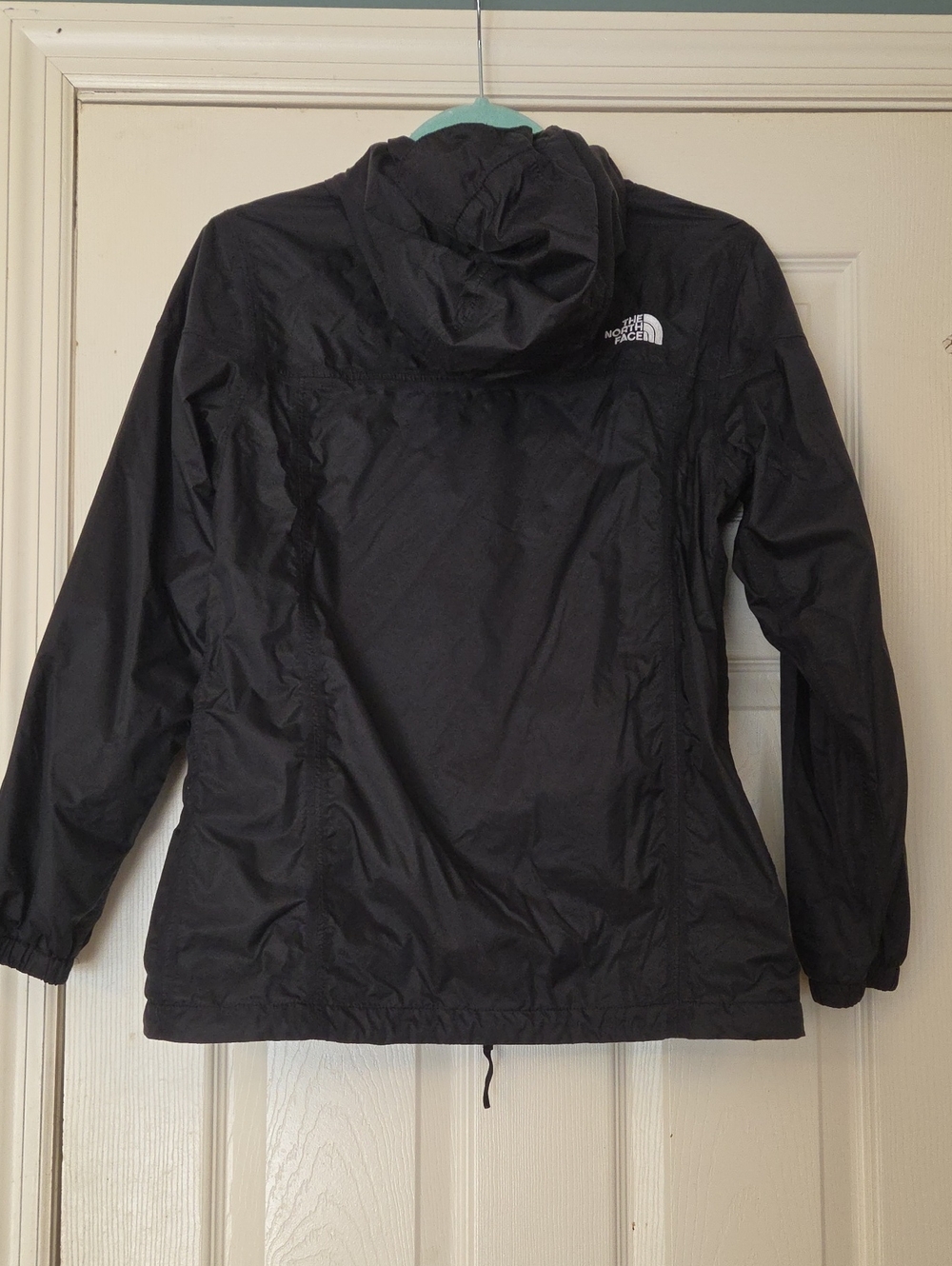 The North Face Girls Black Packable Rain Jacket with Hood Size Large 14/16 - Picture 8 of 8